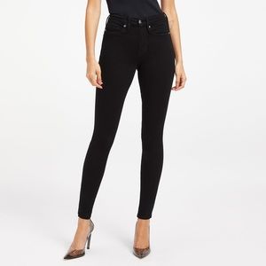 GOOD AMERICAN Good Legs skinny jeans in black